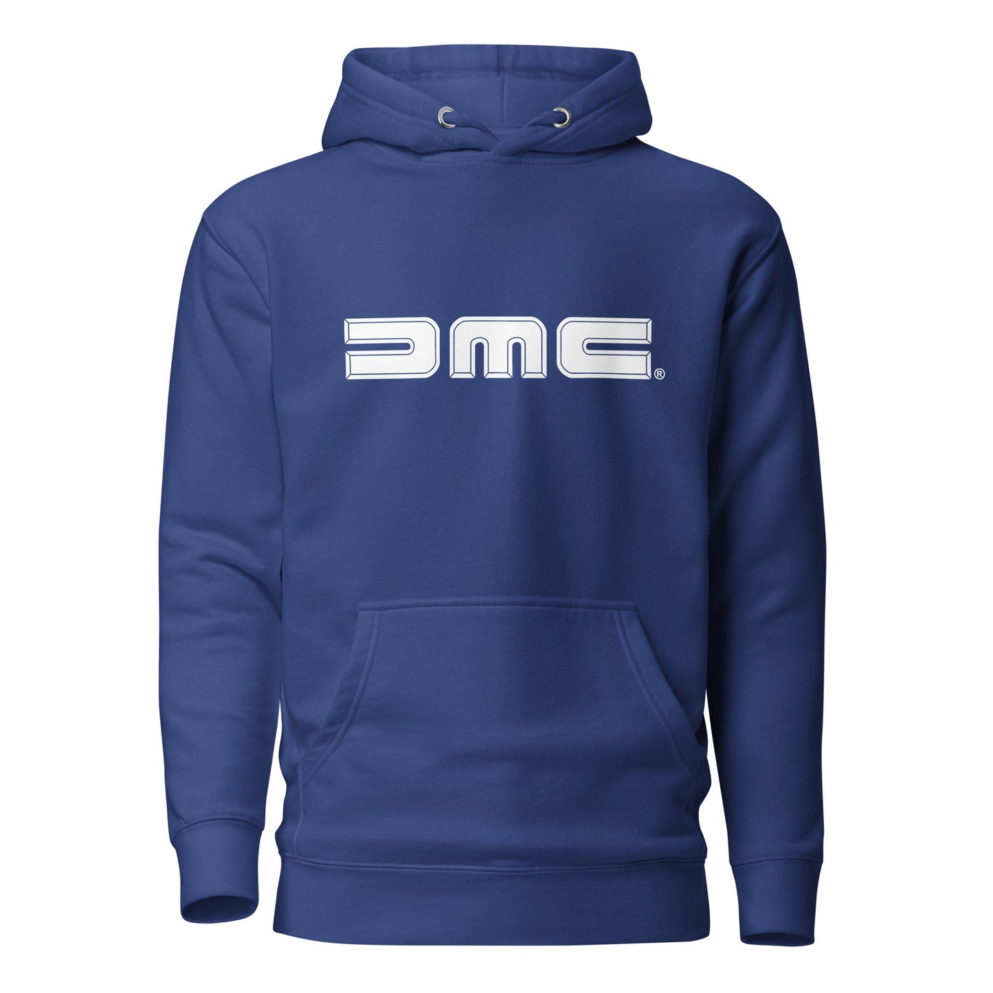 White DMC Logo Unisex Hoodie