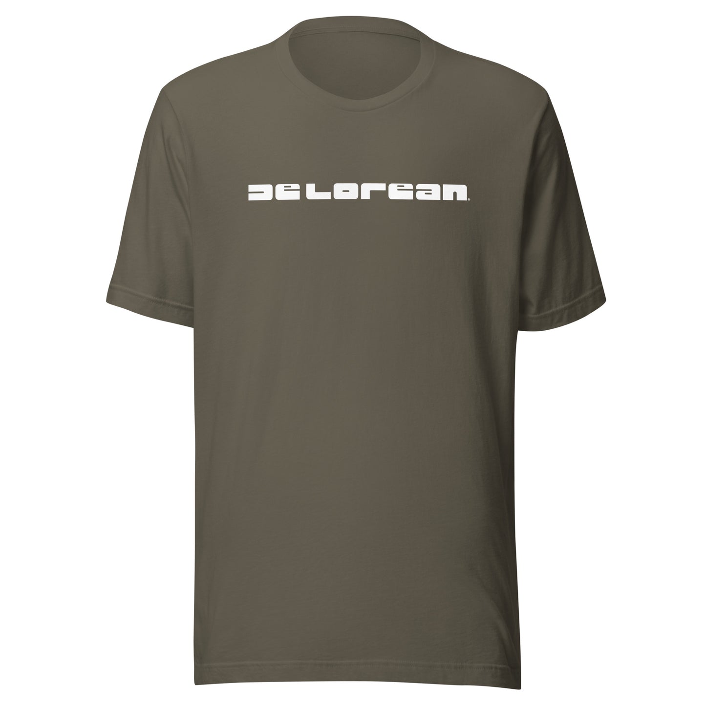 DeLorean Letters Unisex T-shirt (White)