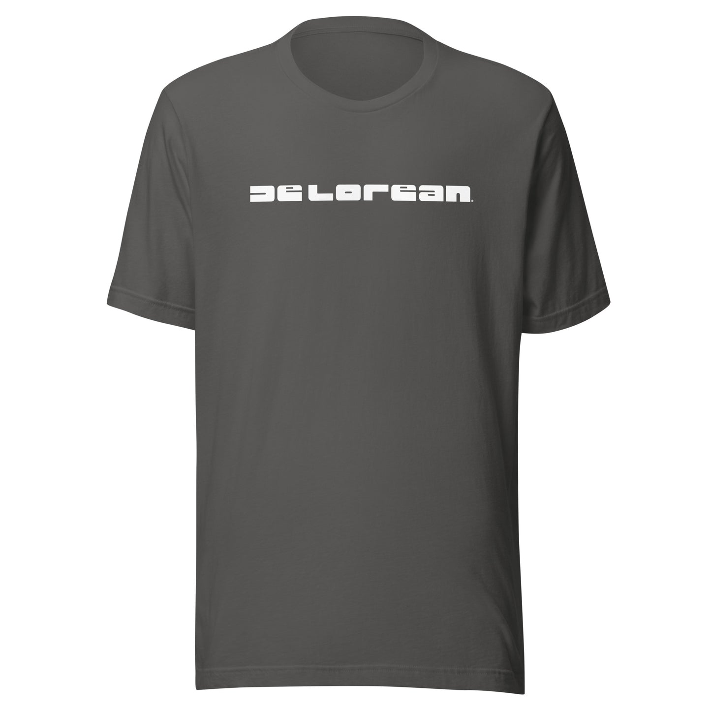 DeLorean Letters Unisex T-shirt (White Logo)