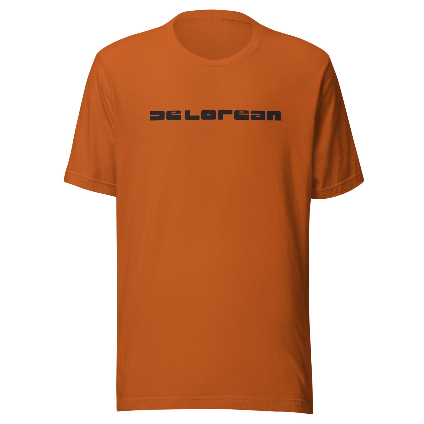 DeLorean Letters Unisex T-shirt (Black Logo)