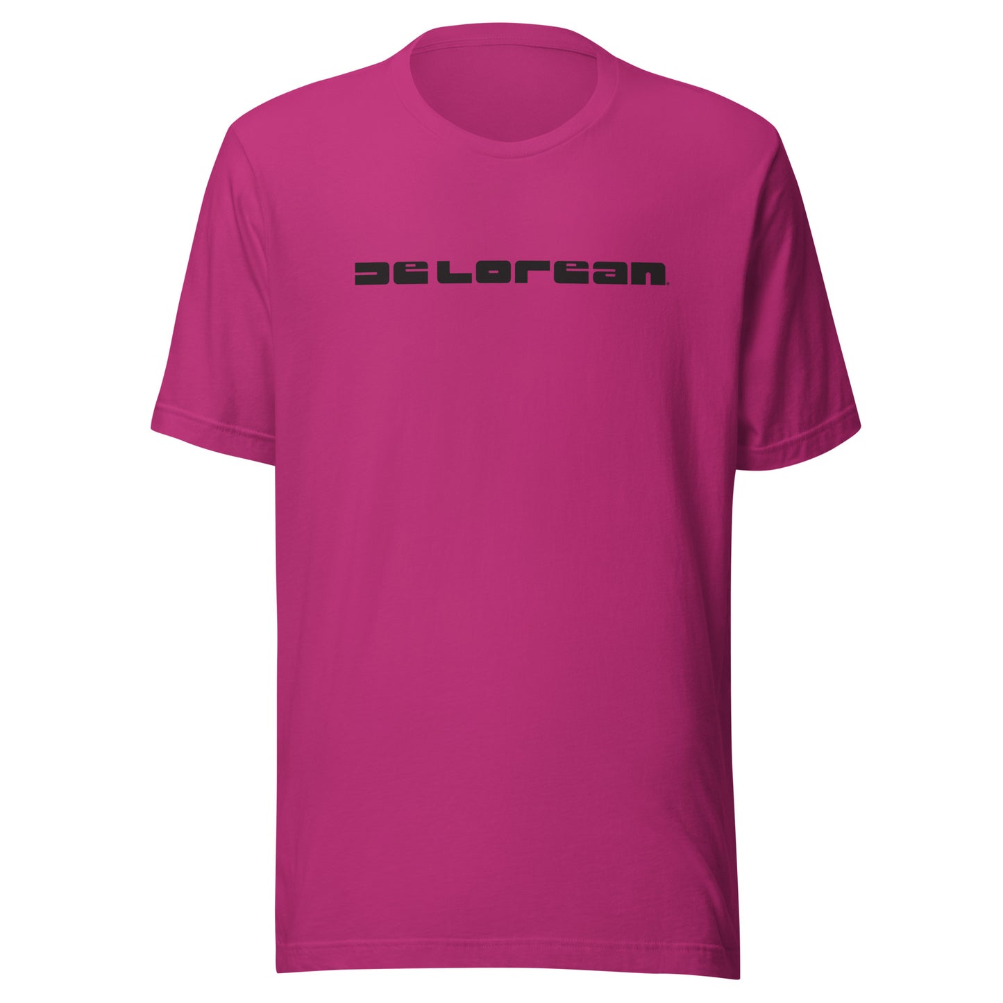 DeLorean Letters Unisex T-shirt (Black Logo)