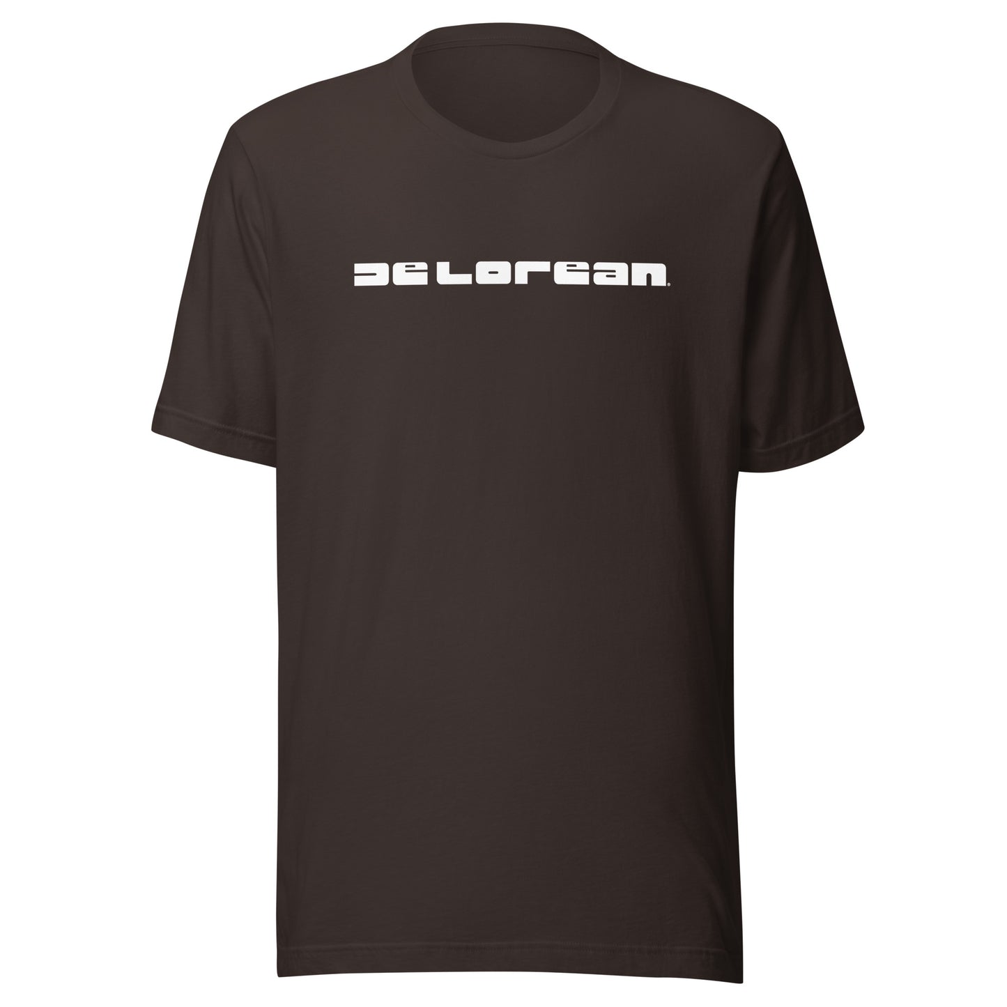 DeLorean Letters Unisex T-shirt (White)