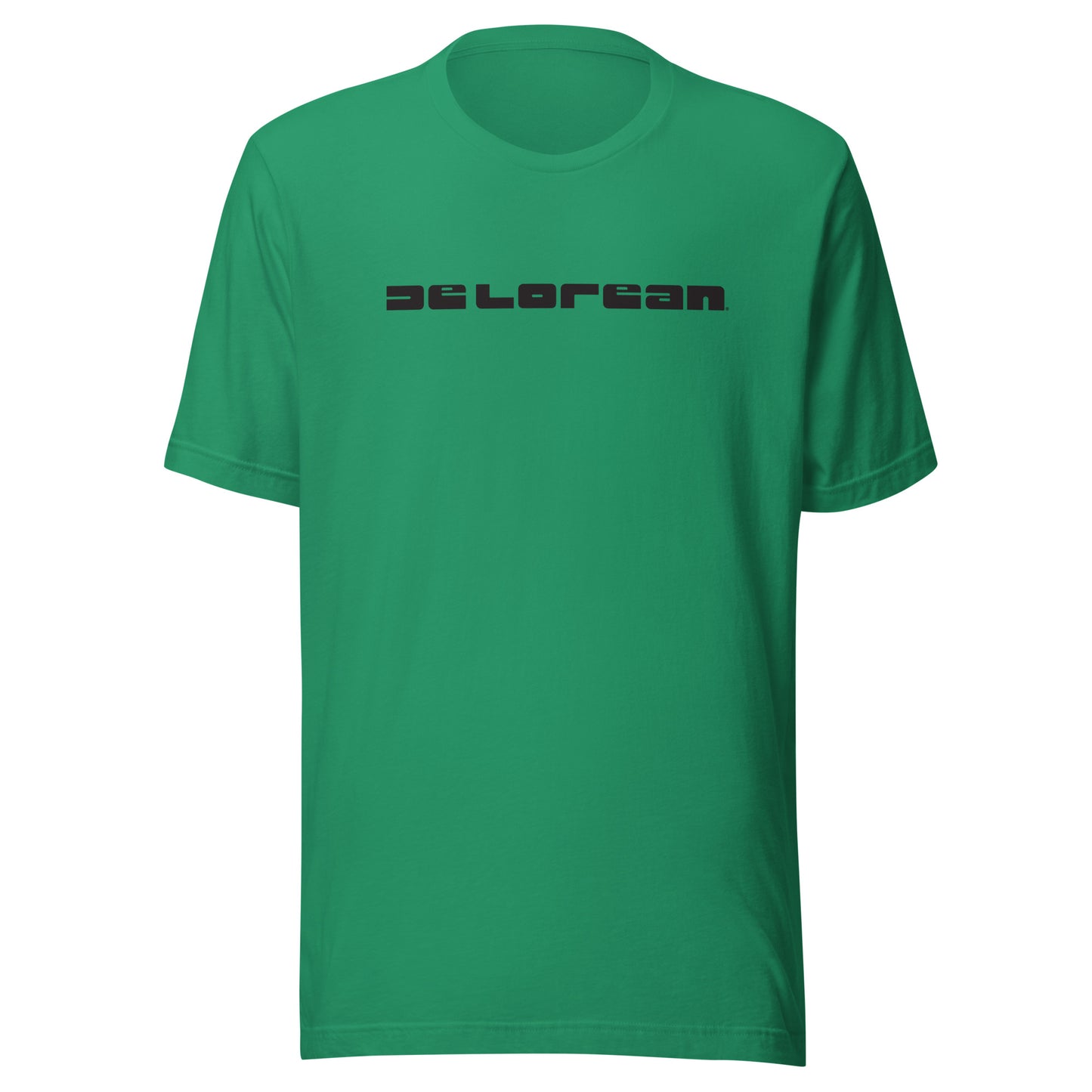 DeLorean Letters Unisex T-shirt (Black Logo)