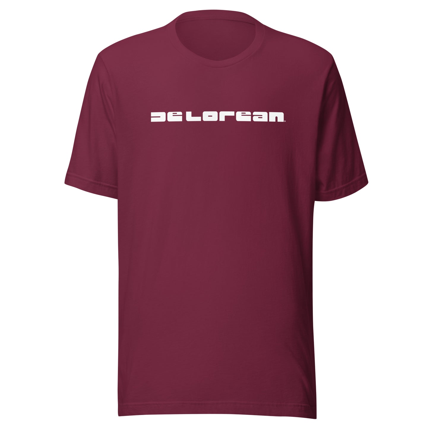 DeLorean Letters Unisex T-shirt (White)