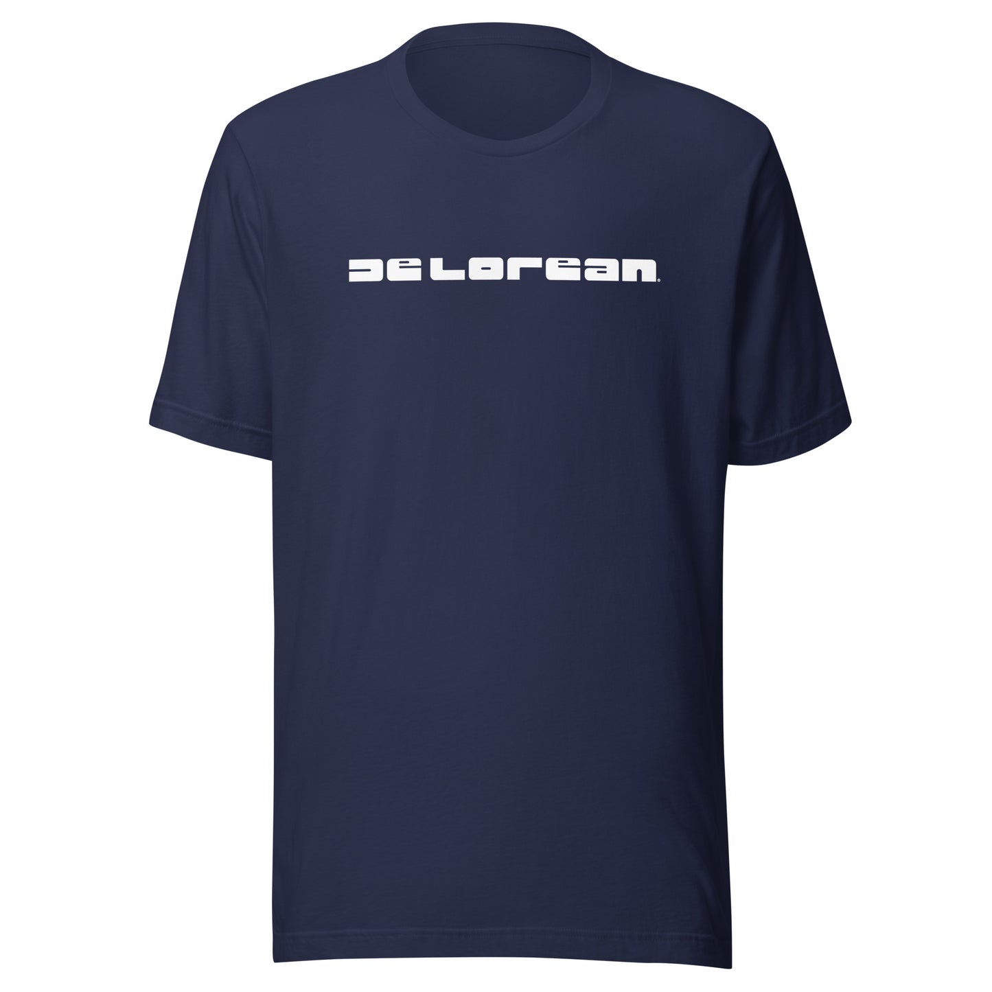 DeLorean Letters Unisex T-shirt (White Logo)