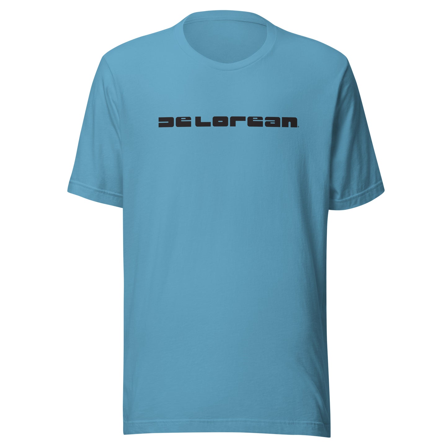 DeLorean Letters Unisex T-shirt (Black Logo)