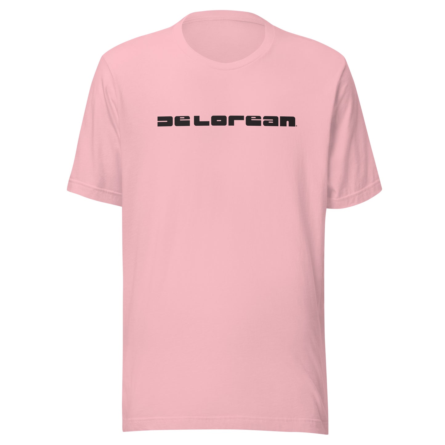 DeLorean Letters Unisex T-shirt (Black Logo)