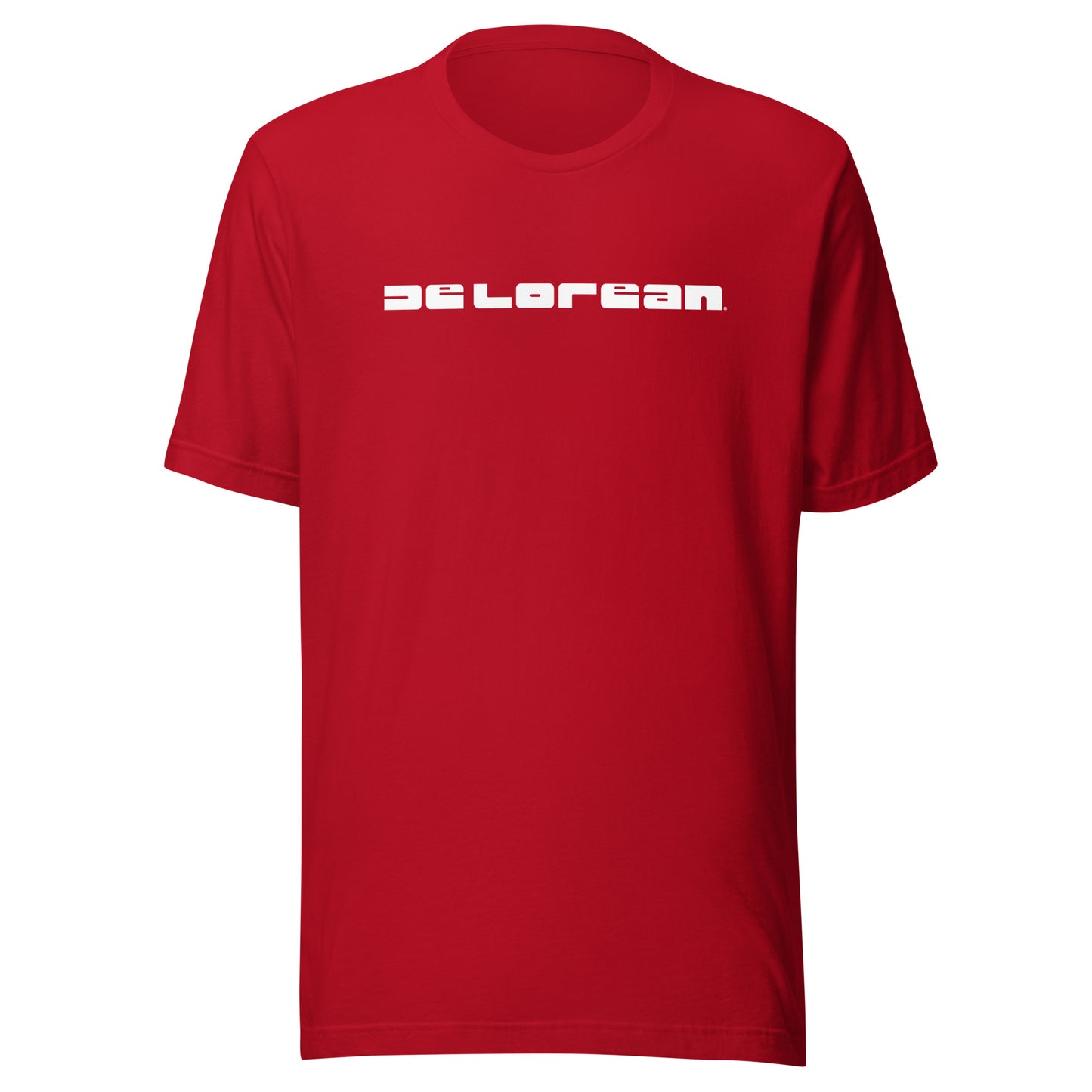 DeLorean Letters Unisex T-shirt (White)