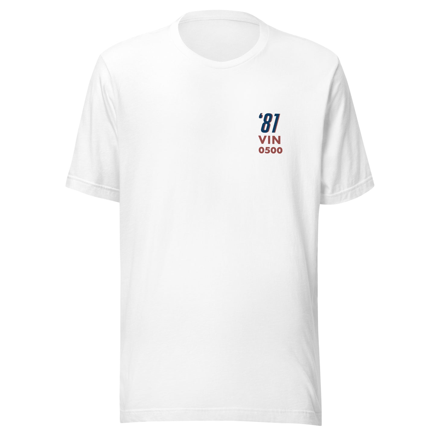Customizable Early '81 (Gas Flap Hood) DeLorean Owner T-Shirt