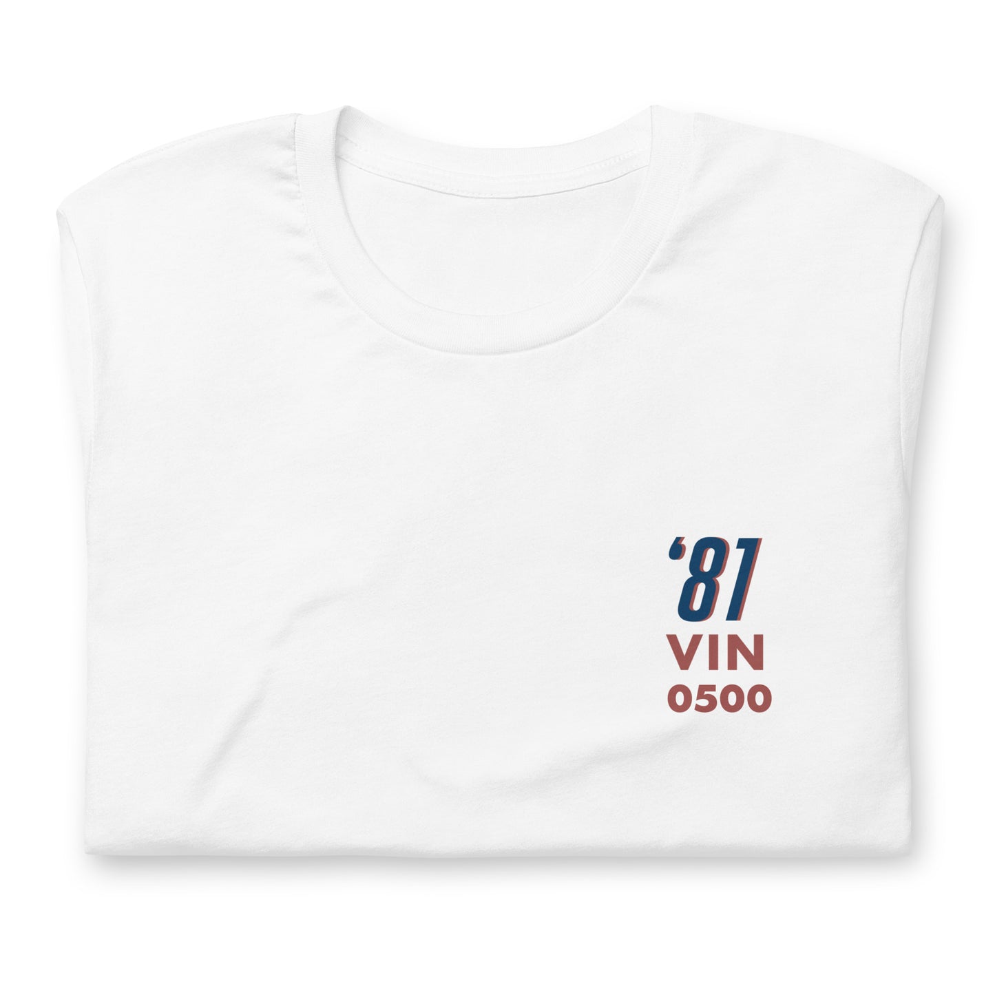 Customizable Late '81 (No Gas Flap Hood) DeLorean Owner T-Shirt