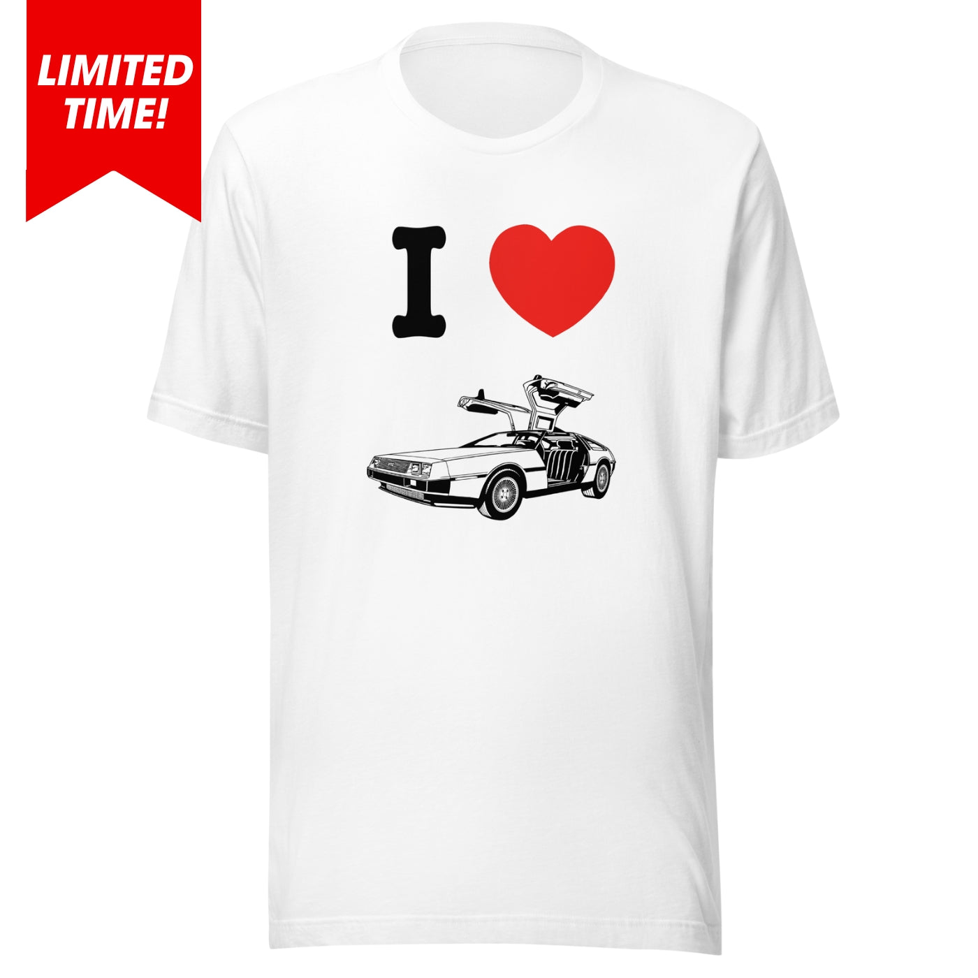 I Love DeLorean Unisex T-shirt