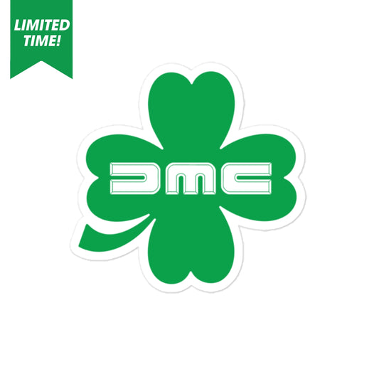 DMC Lucky Shamrock Green Sticker