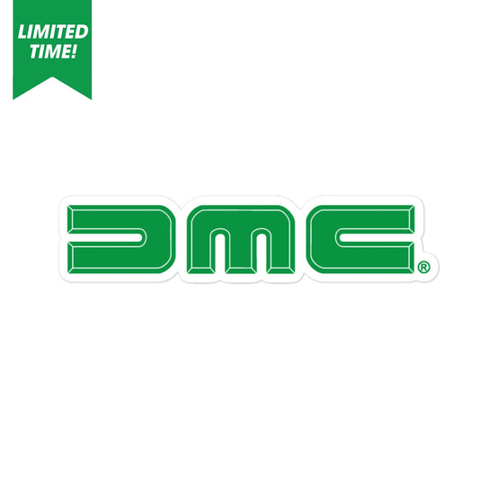 Green DMC Logo Sticker