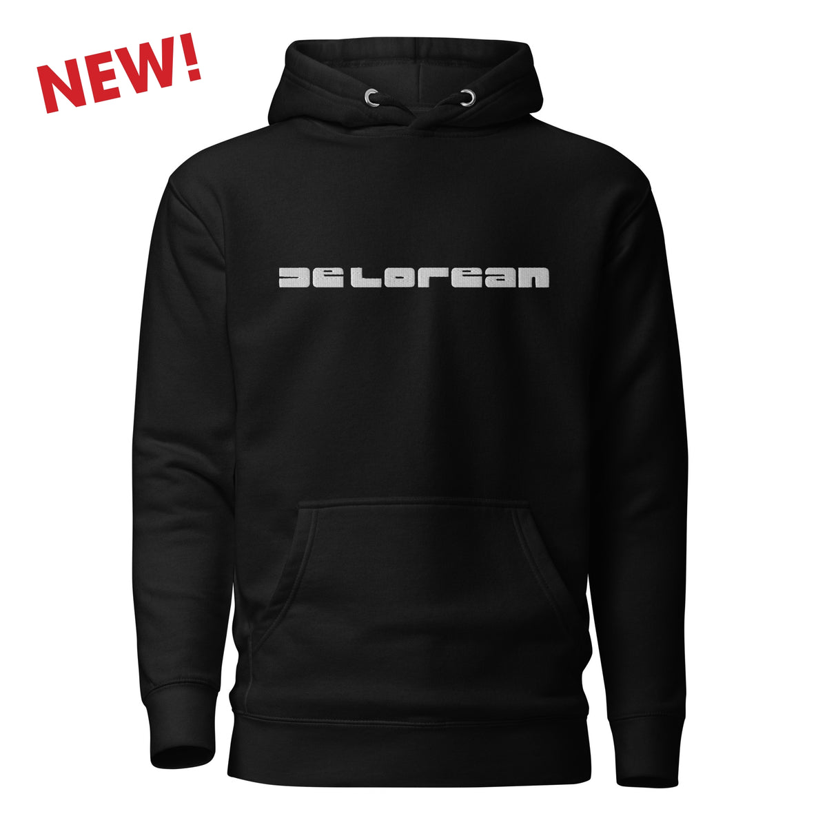 DeLorean Embroidered Unisex Hoodie