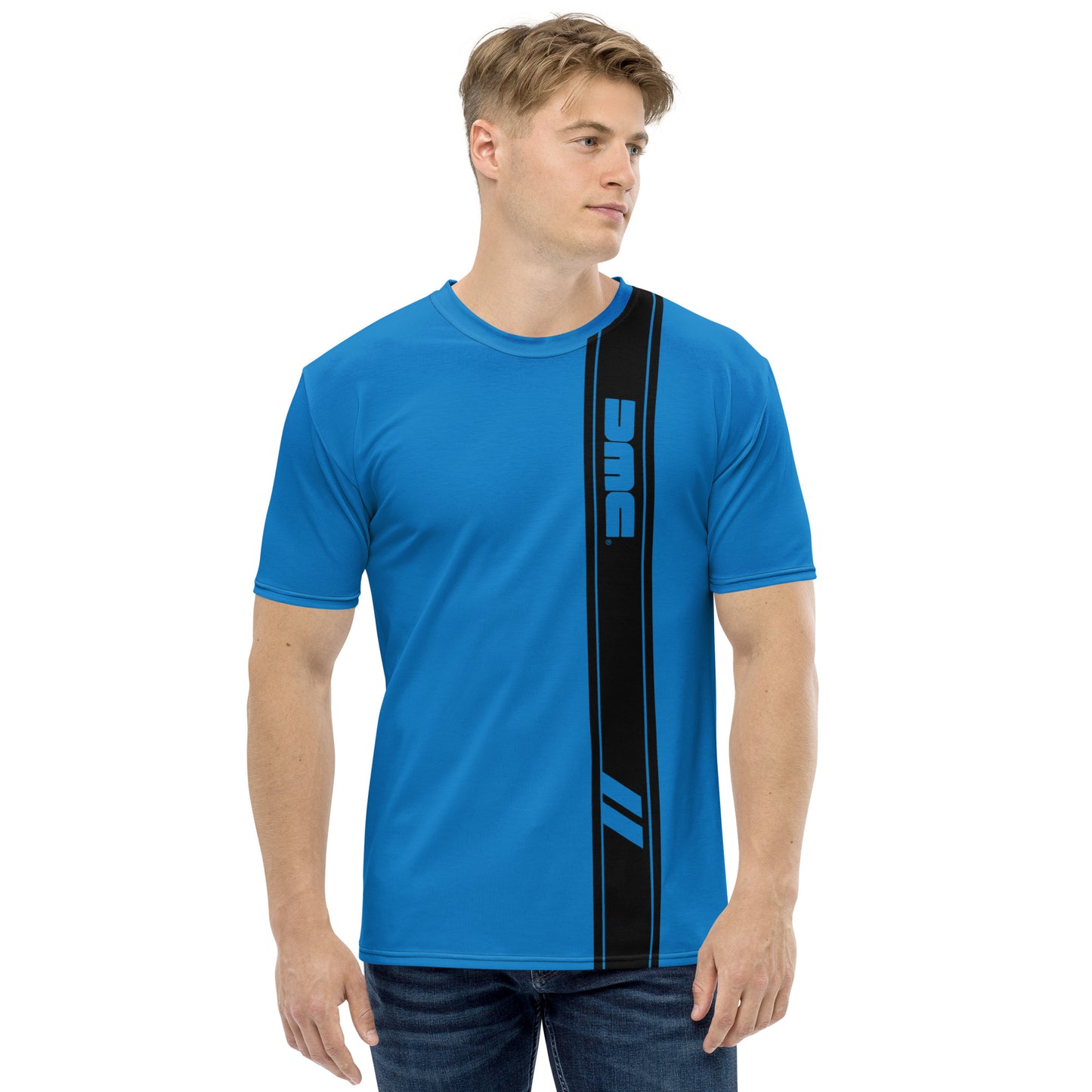 DeLorean Stripe T-Shirt (Blue)