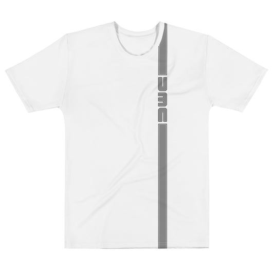DeLorean Stripe T-shirt (Thin Gray Line)