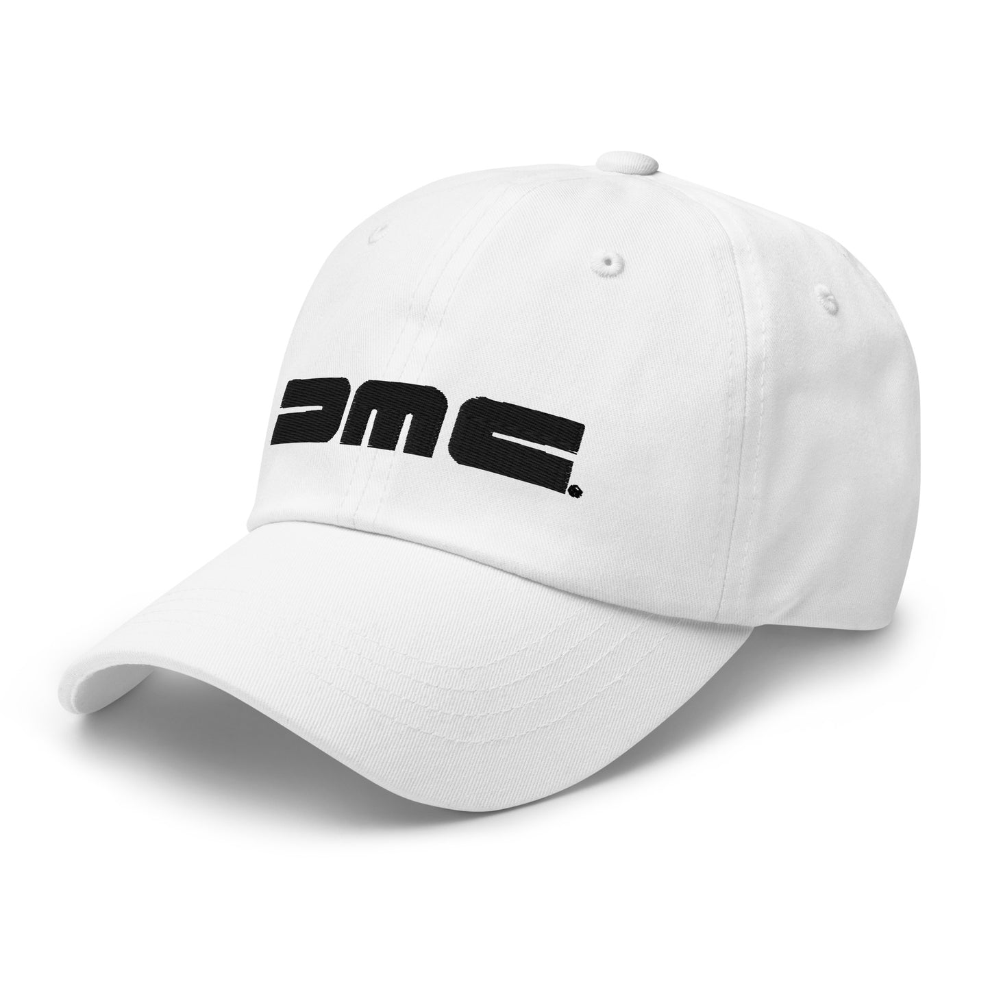 DMC Logo Dad Hat (Black Embroidery)
