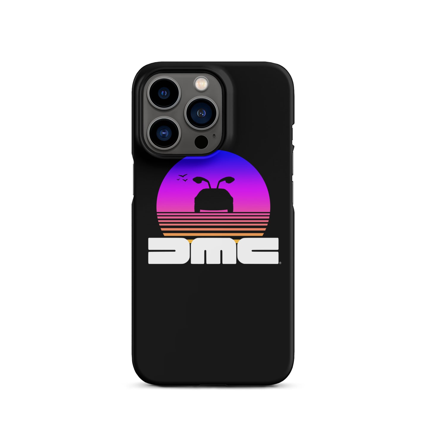 DeLorean Sunset iPhone Case