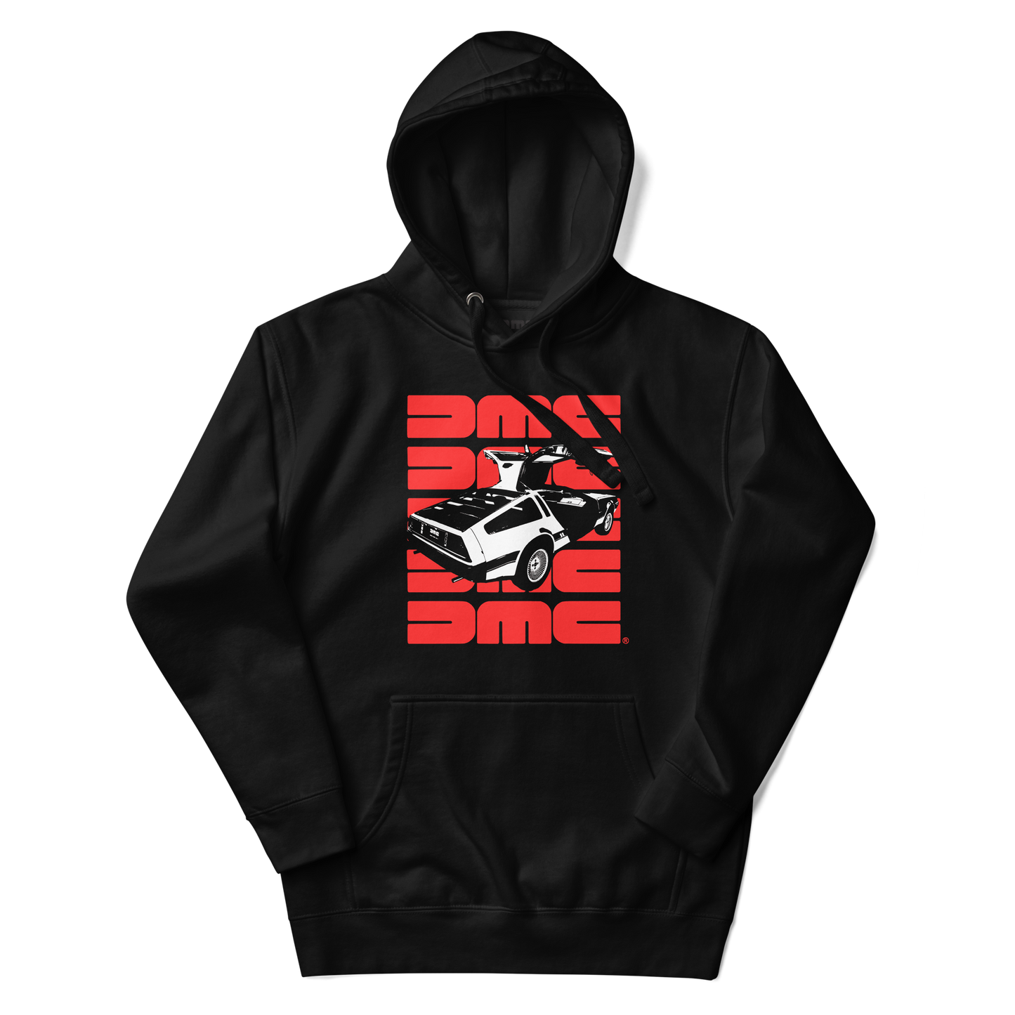 Black, White, and Red All Over (Blackout Edition) Hoodie