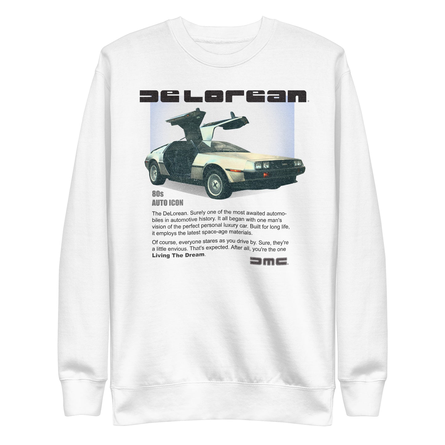 Vintage DeLorean Ad Sweatshirt