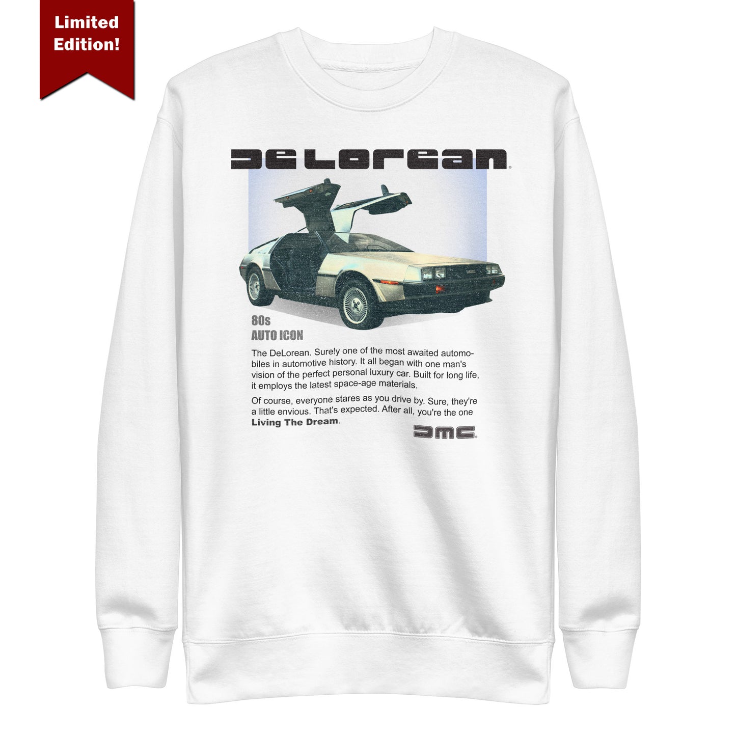 Vintage DeLorean Ad Sweatshirt