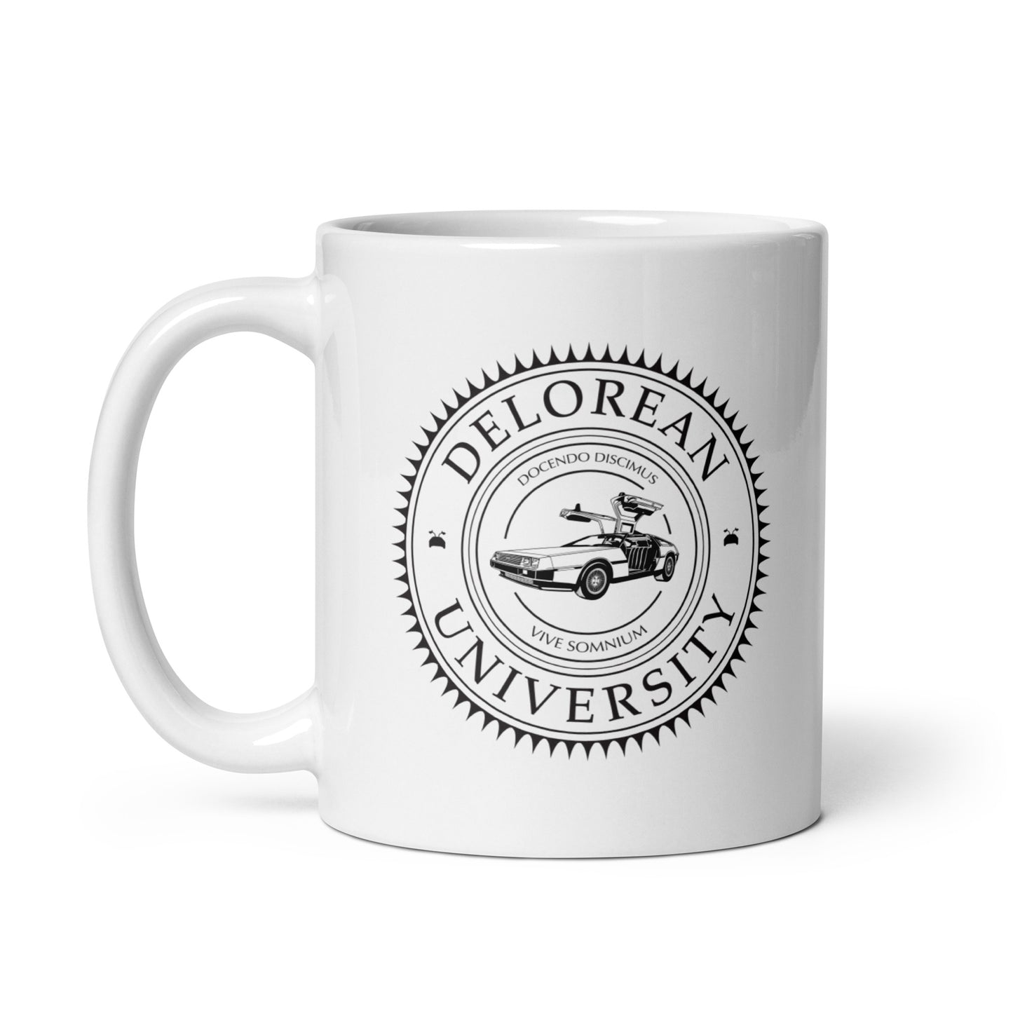 DeLorean University Mug
