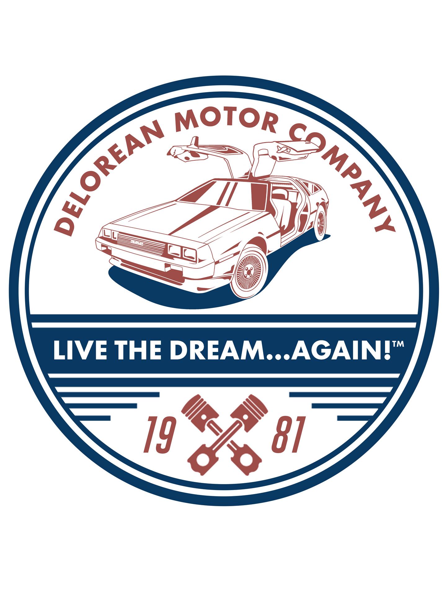 1981 DeLorean Fans T-Shirt