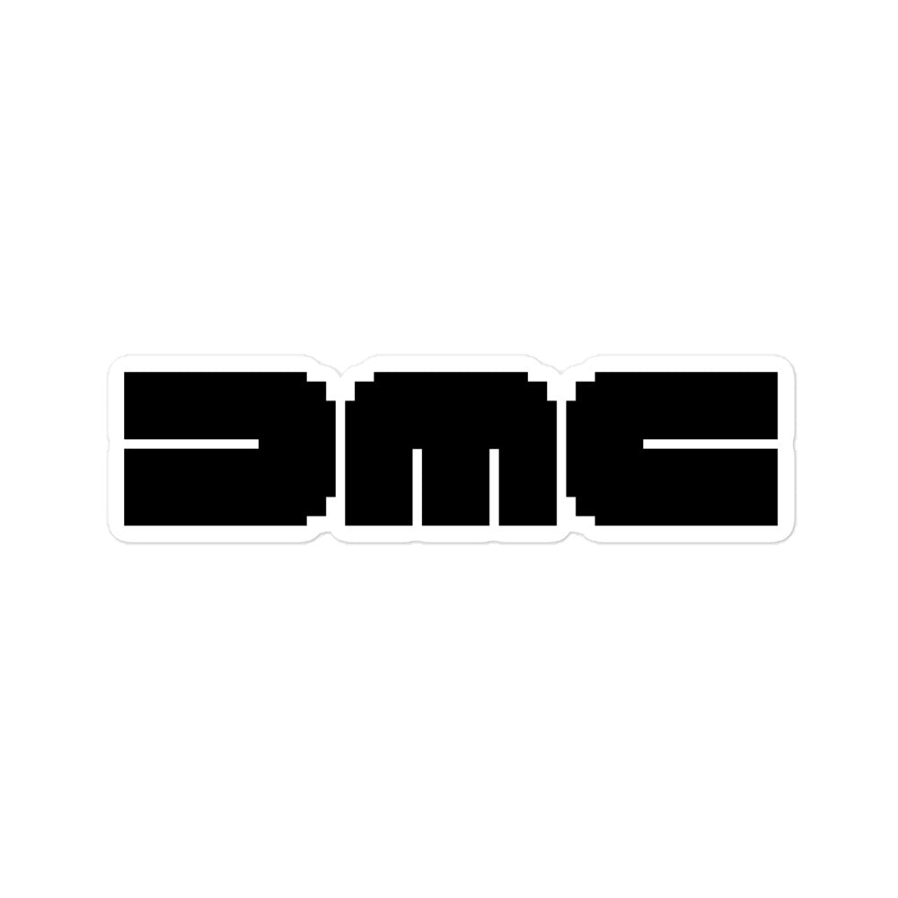 Pixel DMC Logo Sticker