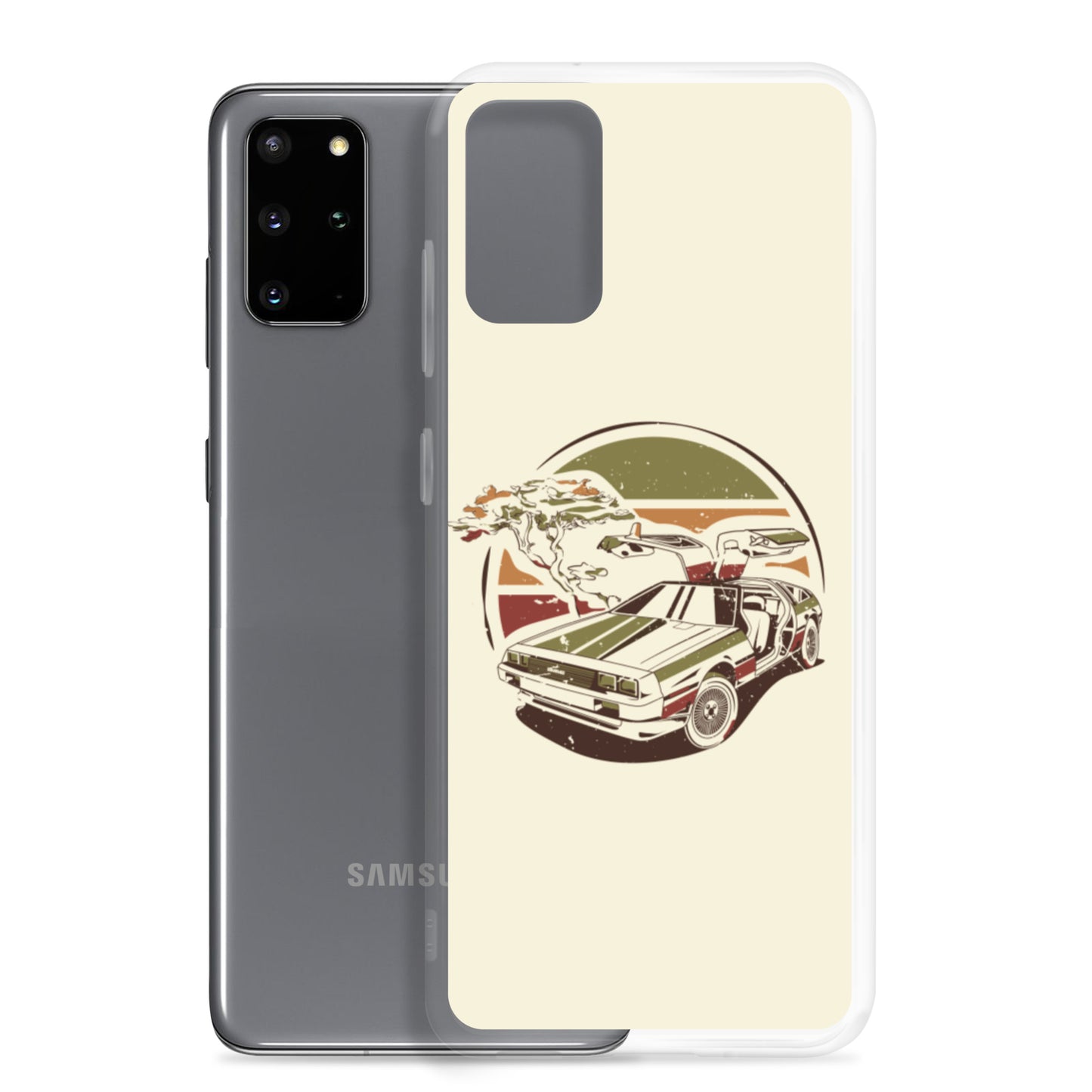 Stylized DeLorean Samsung Phone Case