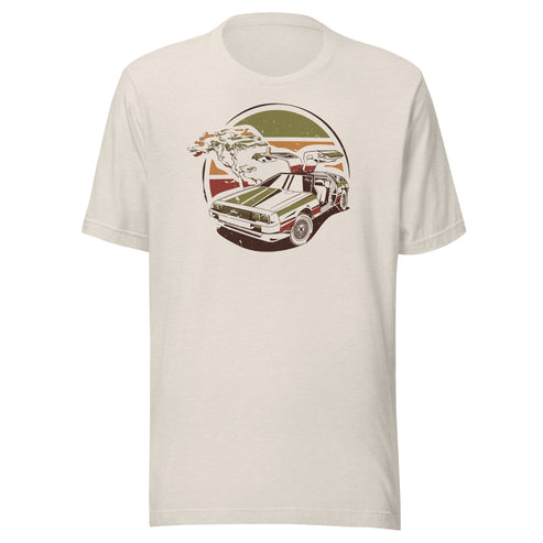 Stylized DeLorean Unisex T-Shirt
