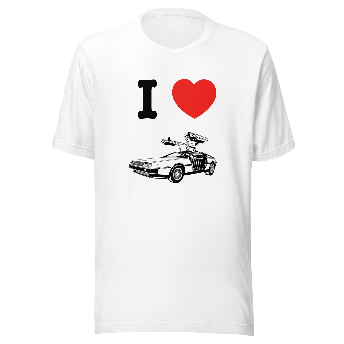 I Love DeLorean Unisex T-shirt