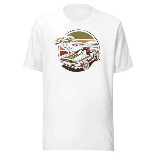 Stylized DeLorean Unisex T-shirt